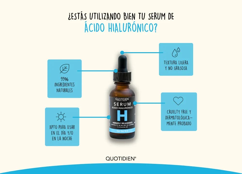 Los secretos del serum de ácido hialurónico para una piel radiante